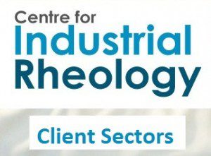 Centre for Industrial Rheology Client Sectors