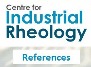 Centre for Industrial Rheology References